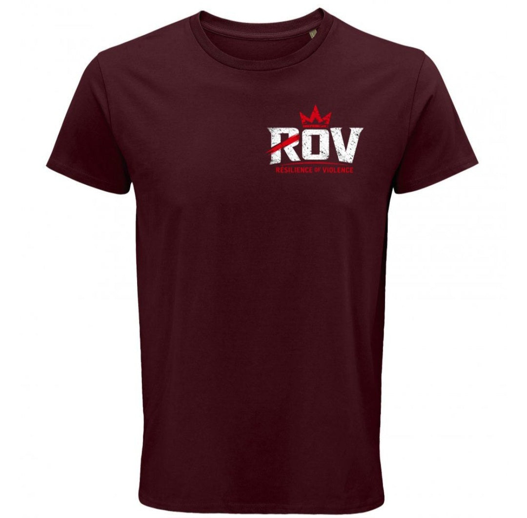 Tee-shirt bordeaux original
