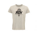 Tee-shirt skull ROV beige chiné
