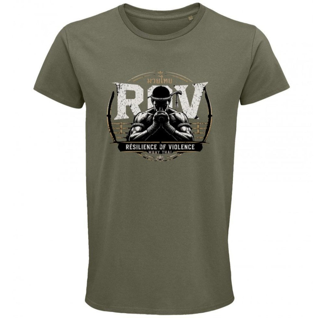 Tee-shirt skull muay thaï