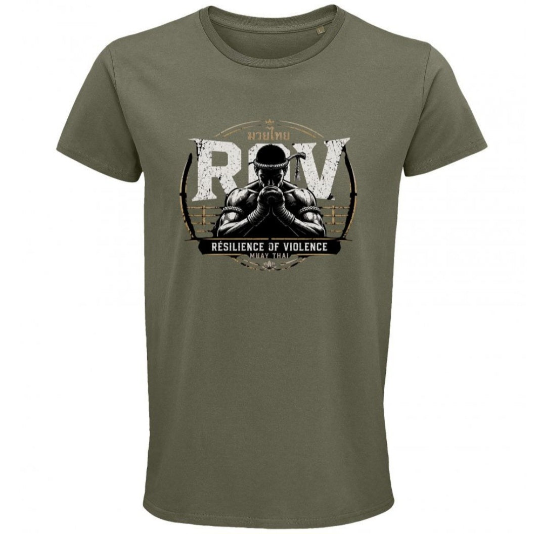Tee-shirt skull muay thaï